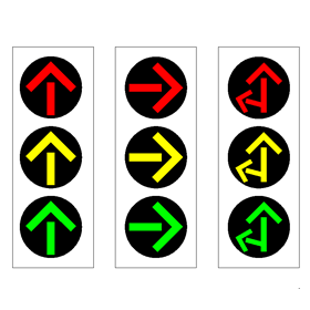 Segnale di riferimento: SEMAFORO A TRE LUCI