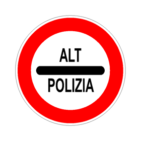 Segnale di riferimento: ALT-POLIZIA