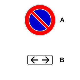 Segnale di riferimento: DIVIETO DI SOSTA