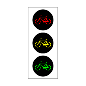 Segnale di riferimento: SEMAFORO PER BICICLETTE