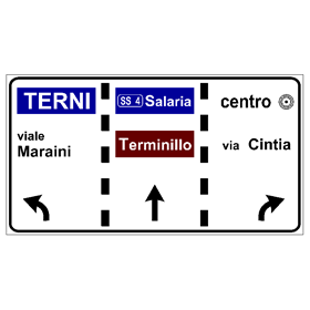 Segnale di riferimento: SEGNALE DI PRESELEZIONE URBANO