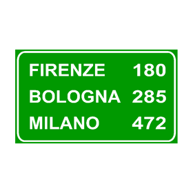 Segnale di riferimento: SEGNALE DI CONFERMA AUTOSTRADALE