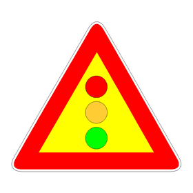Segnale di riferimento: PREAVVISO DI SEMAFORO TEMPORANEO